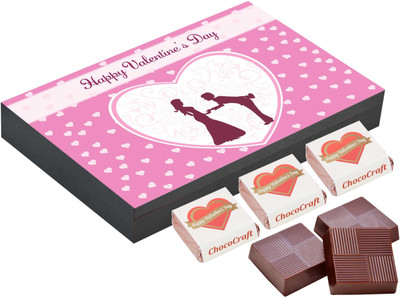 

CHOCOCRAFT Valentine Gifts - Valentines Day Gifts For Guys - 12 Chocolate Box Truffles(400 g)