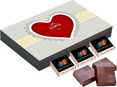 

CHOCOCRAFT Valentine's Day Gifts - Valentines Gift Box - 18 Chocolate Box Truffles(500 g)