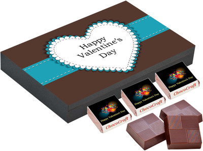 

CHOCOCRAFT Valentine's Day Gifts - Thoughtful Gifts For Girlfriend - 12 Chocolate Box Truffles(400 g)