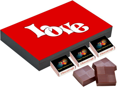 

CHOCOCRAFT Valentine's Day Gifts - Best Christmas Gifts For Boyfriend - 18 Chocolate Box Truffles(500 g)