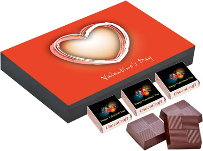 

CHOCOCRAFT Valentine's Day Gifts - Presents For Girlfriend - 18 Chocolate Box Truffles(500 g)