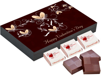 

CHOCOCRAFT Valentine Gift - Latest Gift For Girlfriend - 12 Chocolate Box Truffles(400 g)