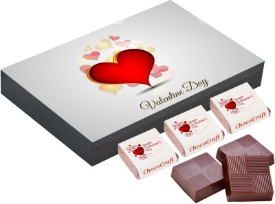 

CHOCOCRAFT Valentine Gift - Unique Valentines Day Gifts For Her - 12 Chocolate Box Truffles(400 g)