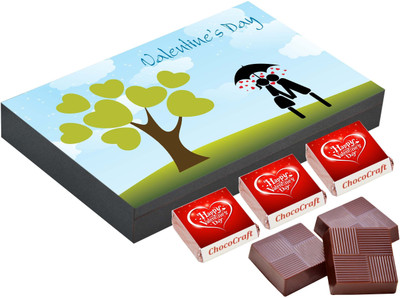 

CHOCOCRAFT Valentine's Gifts - Birthday Ideas For Husband - 12 Chocolate Box Truffles(400 g)