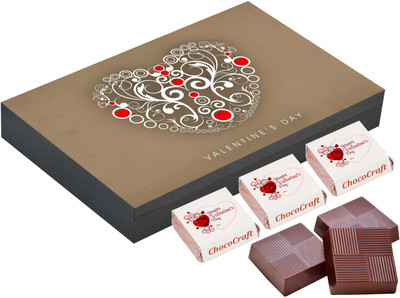 

CHOCOCRAFT Valentine Gift - Unique Gift For Girlfriend - 6 Chocolate Box Truffles(1000 g)