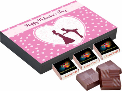 

CHOCOCRAFT Valentine's Day Gifts - Love Present - 12 Chocolate Box Truffles(400 g)