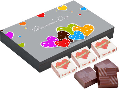 

CHOCOCRAFT Valentine's Gift - Personalised Gifts For Men - 18 Chocolate Box Truffles(500 g)