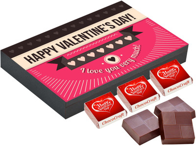 

CHOCOCRAFT Valentine's Gifts - Romantic Birthday Gifts For Husband - 12 Chocolate Box Truffles(400 g)