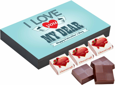 

CHOCOCRAFT Valentine Day Gifts - Gift Ideas For Wife - 12 Chocolate Box Truffles(400 g)