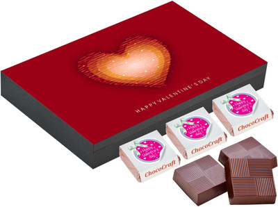 

CHOCOCRAFT Valentine's Day Gift - Romantic Gifts For Husband - 9 Chocolate Box Truffles(325 g)