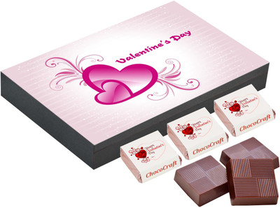 

CHOCOCRAFT Valentine Gift - Valentine'S Day Gift For Lover - 12 Chocolate Box Truffles(400 g)