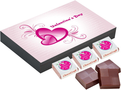 

CHOCOCRAFT Valentine's Day Gift - Gift Suggestions For Girlfriend - 18 Chocolate Box Truffles(500 g)