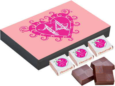 

CHOCOCRAFT Valentine's Day Gift - Romantic Birthday Gifts For Girlfriend - 9 Chocolate Box Truffles(325 g)