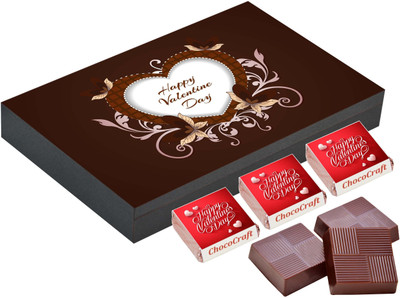 

CHOCOCRAFT Valentine Day Gift - Valentines Day Ideas For Him - 18 Chocolate Box Truffles(500 g)