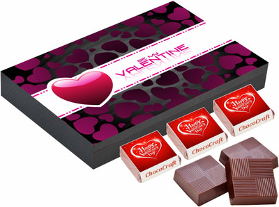 

CHOCOCRAFT Valentine's Gifts - Valantine Day Gift - 18 Chocolate Box Truffles(500 g)