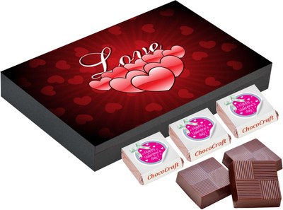 

CHOCOCRAFT Valentine Day Gifts - Small Gifts For Wife - 9 Chocolate Box Truffles(325 g)