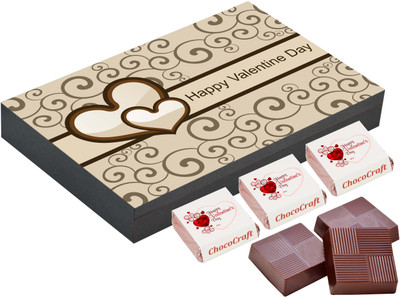 

CHOCOCRAFT Valentine Gifts - Birthday Gift Ideas For Boyfriend - 18 Chocolate Box Truffles(500 g)
