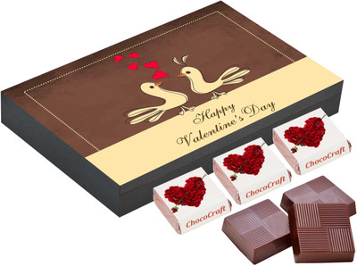 

CHOCOCRAFT Gifts For Boyfriend - Romantic Gift For Wife - 9 Chocolate Box Truffles(325 g)