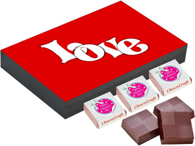 

CHOCOCRAFT Valentine's Day Gift - Perfect Gift For Valentine - 12 Chocolate Box Truffles(400 g)