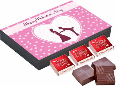 

CHOCOCRAFT Valentine Day Gift - Special Gift For Boyfriend - 18 Chocolate Box Truffles(500 g)