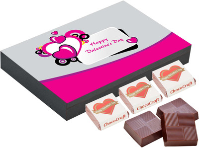 

CHOCOCRAFT Valentine Gifts - Sweet Gifts For Girlfriend - 12 Chocolate Box Truffles(400 g)