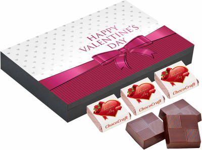 

CHOCOCRAFT Valentine Day Gifts - Thoughtful Gifts For Boyfriend - 18 Chocolate Box Truffles(500 g)