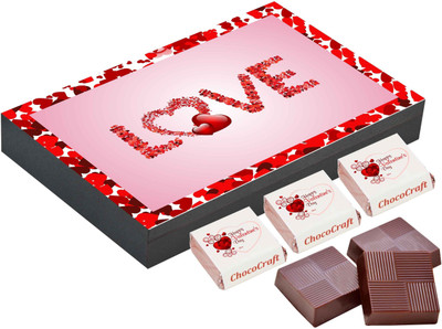 

CHOCOCRAFT Valentine Gift - Hot Gifts For Girlfriend - 18 Chocolate Box Truffles(500 g)