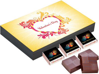 

CHOCOCRAFT Valentine's Day Gifts - Romantic Gift Ideas - 18 Chocolate Box Truffles(500 g)