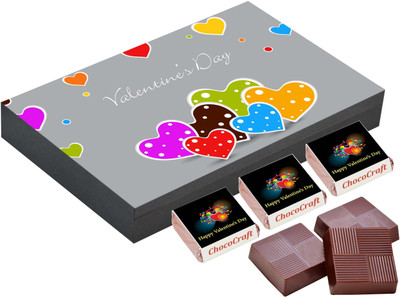 

CHOCOCRAFT Valentine's Day Gifts - Romantic Birthday Gifts For Him - 12 Chocolate Box Truffles(400 g)