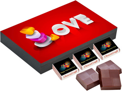 

CHOCOCRAFT Valentine's Day Gifts - Valentines Gifts For Men - 9 Chocolate Box Truffles(325 g)