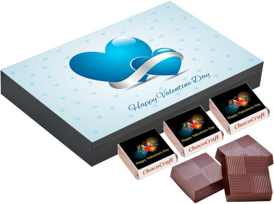 

CHOCOCRAFT Valentine's Day Gifts - Romantic Valentines Day Ideas For Him - 12 Chocolate Box Truffles(400 g)