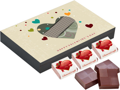 

CHOCOCRAFT Valentine Day Gifts - Romantic Gifts For Husband - 9 Chocolate Box Truffles(325 g)