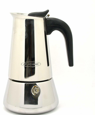 

ATLASWARE Stainless Steel Espresso Coffee Percolator 6 cups 6 Cups Coffee Maker(Silver)