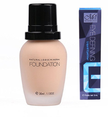 

MN natural loose mineral foundation with eye definer(Set of 1)