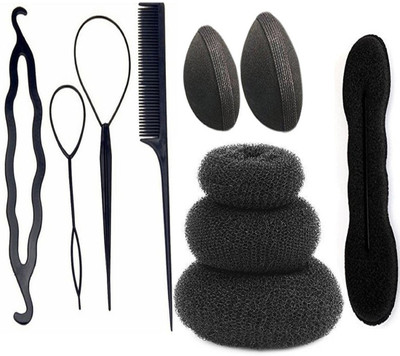 

S R Enterprises hair juda accessories use for women and girls [pack of 10pcs](Set of 10)