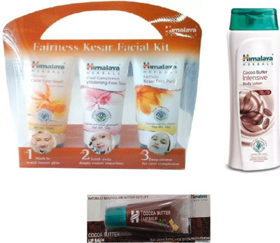 

Himalaya FAIRNESS KIT, BODY LOTION, COCA BUTTER LIP BALM(Set of 3)