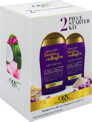 

ogx 2 piece Starter Kit Thick & Full Biotin & Collagen(Set of 2)