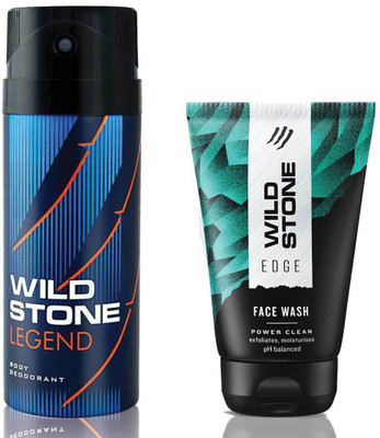 

Wild Stone Edge Facewash and Legend(Set of 2)