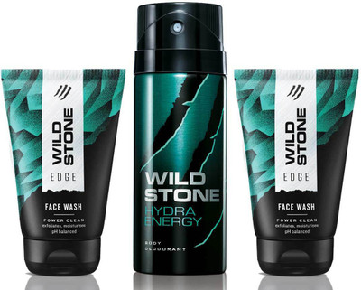 

Wild Stone 2 Edge Facewash and Hydra Energy(Set of 3)