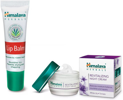

Himalaya night cream,. lip balm(Set of 2)