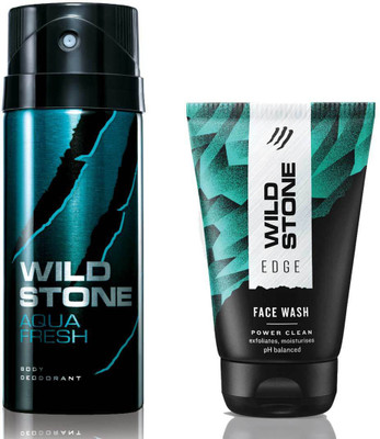 

Wild Stone Edge Facewash and Aqua Fresh(Set of 2)