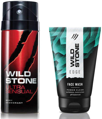 

Wild Stone Edge Facewash and Ultra Sensual(Set of 2)