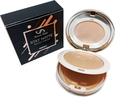 

Seven Seas Matte Velvet Finish Compact(Natural)