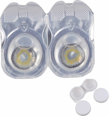 

Vision-Plus 1 Pair Grey Color Zero Power Monthly Contact Lens With 1 Case Monthly Contact Lens(0, Grey, Pack of 2)
