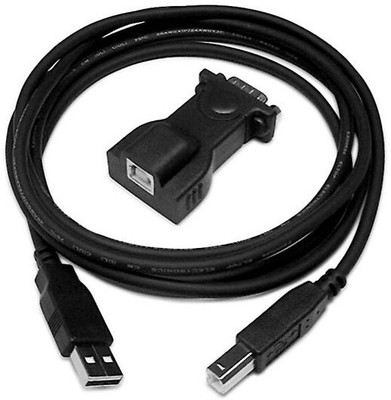 

LipiWorld Premium USB to Serial DB9 USB 2.0 to RS232 Serial Convertor VGA Cable(Compatible with Laptop Pc, Black)