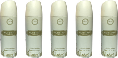 

Armaf HIGH STREET (PACK OF 5) Body Spray - For Women(200 ml, Pack of 5)