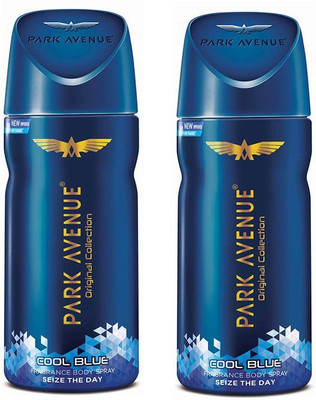 

Park Avenue Cool Blue Body Spray - For Men & Women(300 ml, Pack of 2)