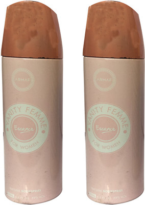 

Armaf VANITY FEMME (PACK OF 2) Body Spray - For Women(200 ml, Pack of 2)