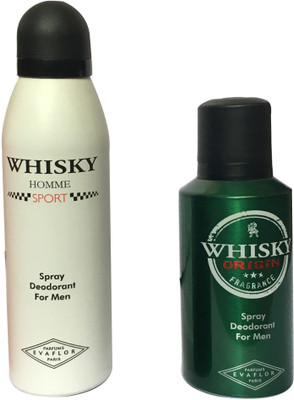 

WHISKY SPORT , ORIGIN (PACK OF 2) Body Spray - For Men(200 ml, Pack of 2)