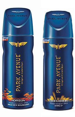 

Park Avenue Good Morning+Horizon Body Spray - For Men & Women(300 ml, Pack of 2)